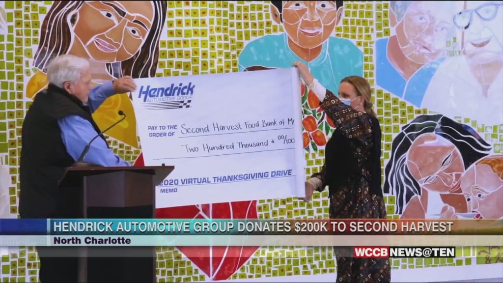 Hendrick Automotive Group Donates To Second Harvest Food Bank