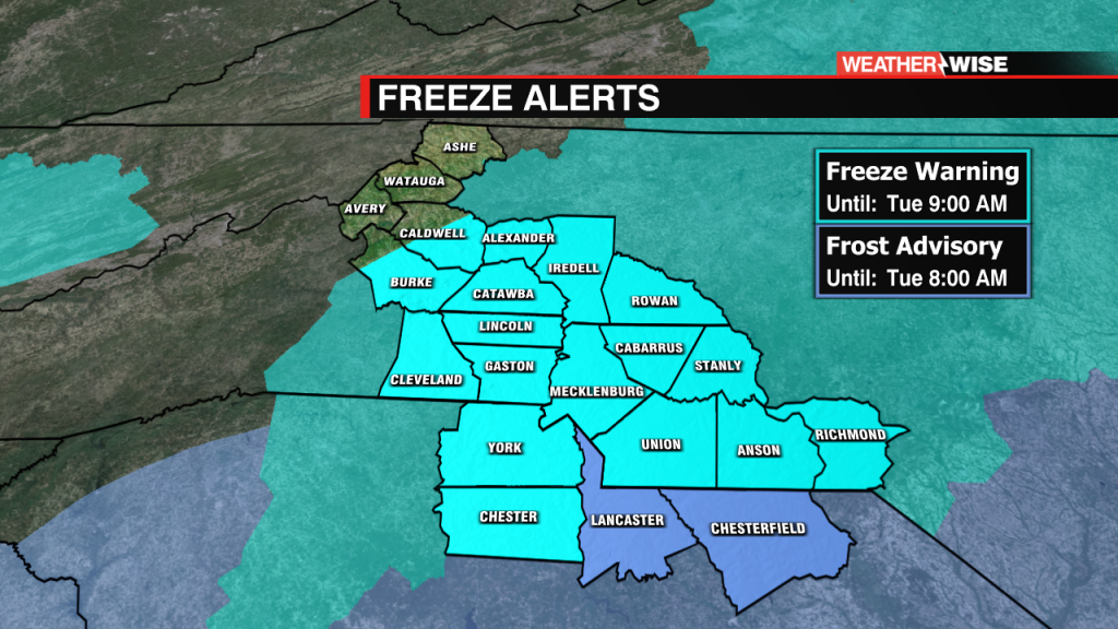 Freeze And Frost Alerts Detail
