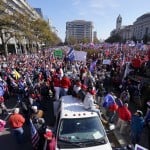 Supporters Of President Donald Trump Rally At Freedom Plaza On Saturday, Nov. 14, 2020, In Washington.