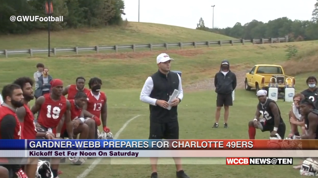 Gardner Webb Football Prepares For Charlotte 49ers