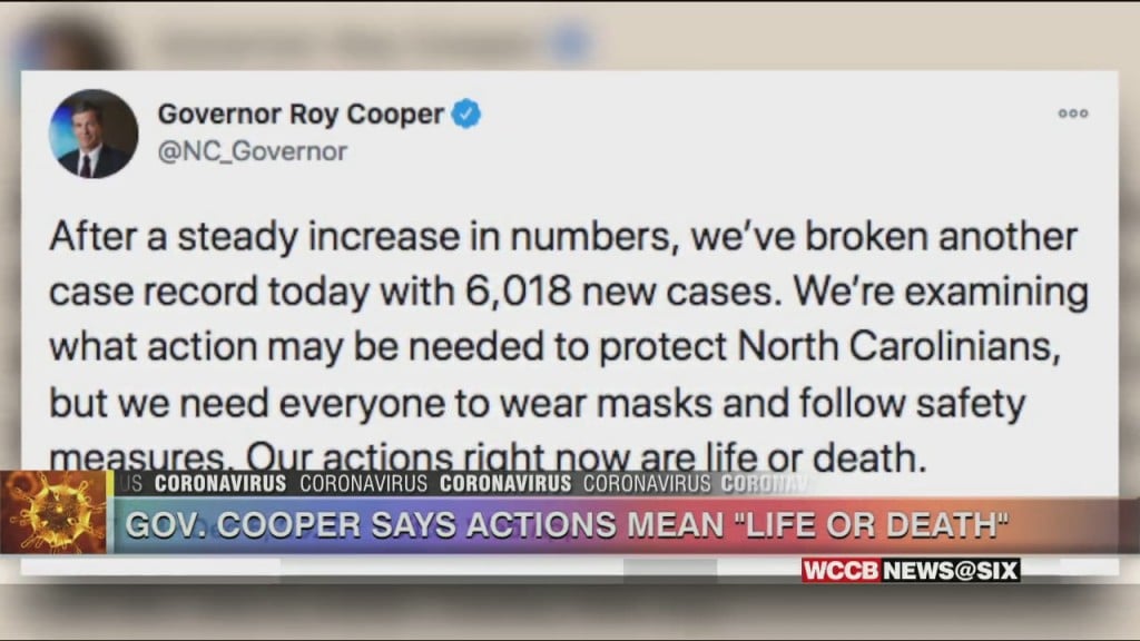Political Wrap: Will Governor Cooper Re Implement Covid Restrictions?