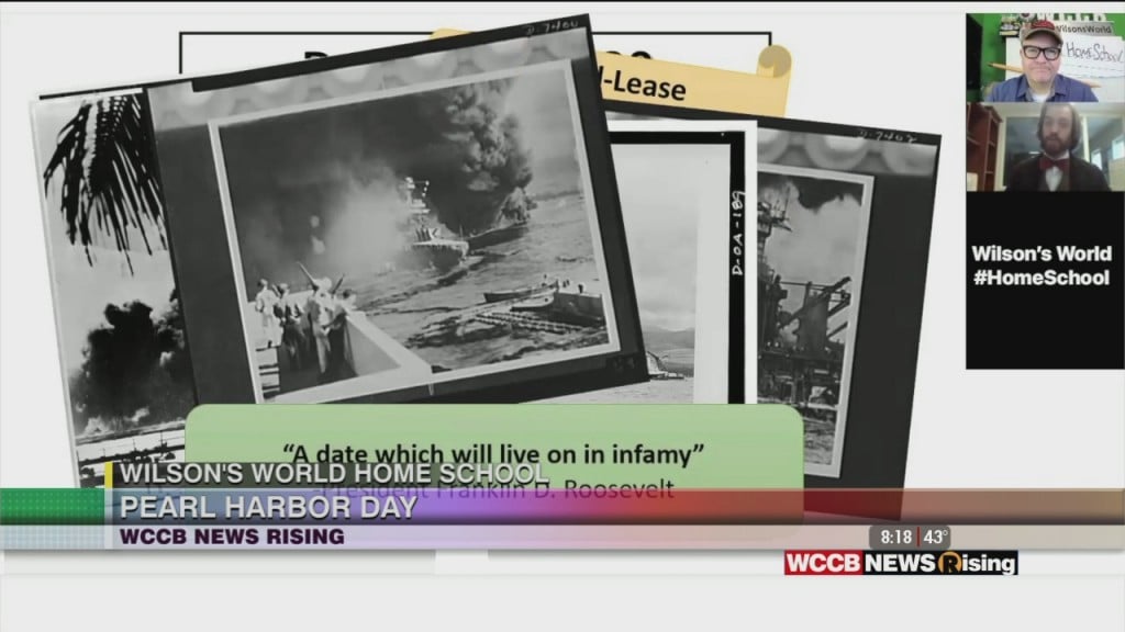 Wilson's World Homeschool: Zach The Historian Disucsses The Attack On Pearl Harbor And National Pearl Harbor Remembrance Day