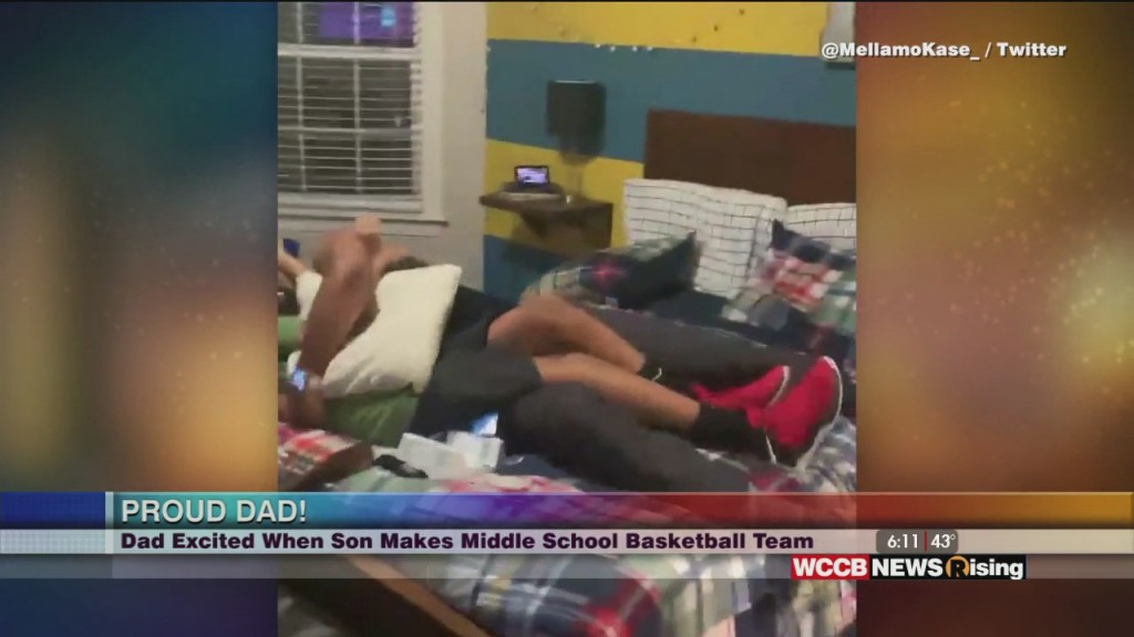 Viral Videos: Dad Has Best Reaction To Son Making Basketball Team