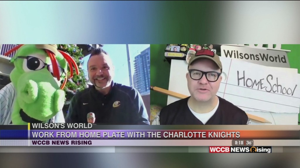 Wilson's World: Working With A View Of Home Plate And Enjoying Holiday Fun With The Charlotte Knights