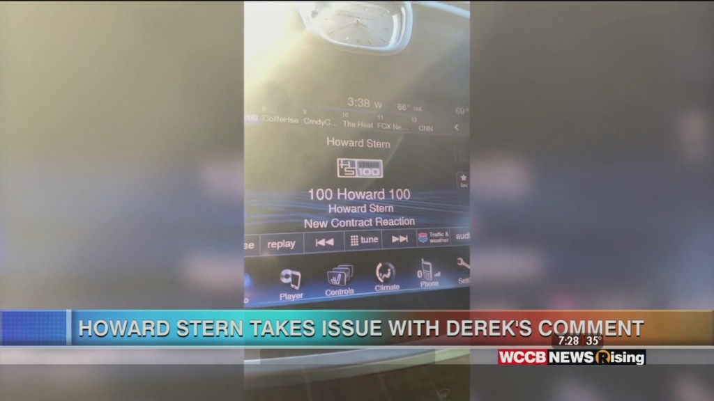 Howard Stern Takes Issue With Derek's Comments... Again