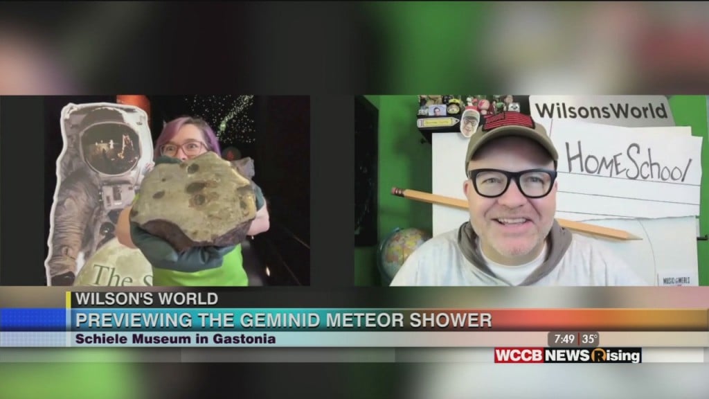 Wilson's World Home School: Previewing The Geminid Meteor Shower With The Schiele Museum In Gastonia