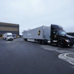 A Truck Loaded With The Pfizer Biontech Covid 19 Vaccine Leaves The Pfizer Global Supply Kalamazoo Manufacturing Plant In Portage, Mich