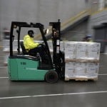 Boxes Containing The Pfizer Biontech Covid 19 Vaccine Are Brought To To The Loading Dock For Shipping At The Pfizer Global Supply Kalamazoo