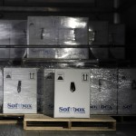 Boxes Containing The Pfizer Biontech Covid 19 Vaccine Are Prepared To Be Shipped At The Pfizer Global Supply Kalamazoo