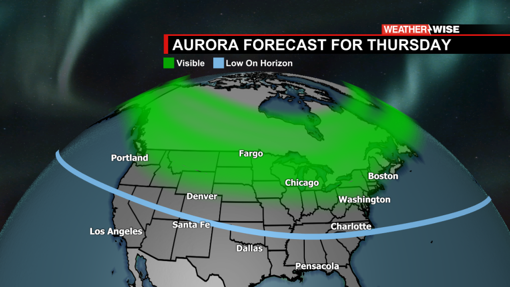 The Northern Lights Could Be Visible Across Portions of the U.S