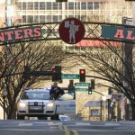 Police Blocking Road Following Explosion In Downtown Nashville