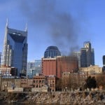 Smoke From Explosion Rising Over Nashville