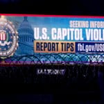 A Billboard Seeking Tips About Rioters Who Breached The United States Capitol Building On Jan. 6