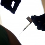 A Droplet Falls From A Syringe After A Health Care Worker Was Injected With The Pfizer Biontech Covid 19 Vaccine At Women & Infants Hospital In Providence, R.i., Tuesday, Dec. 15, 2020