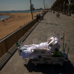 Francisco Espana Looks At The Mediterranean Sea From A Promenade Next To The Hospital Del Mar In Barcelona, Spain, On Sept. 4, 2020