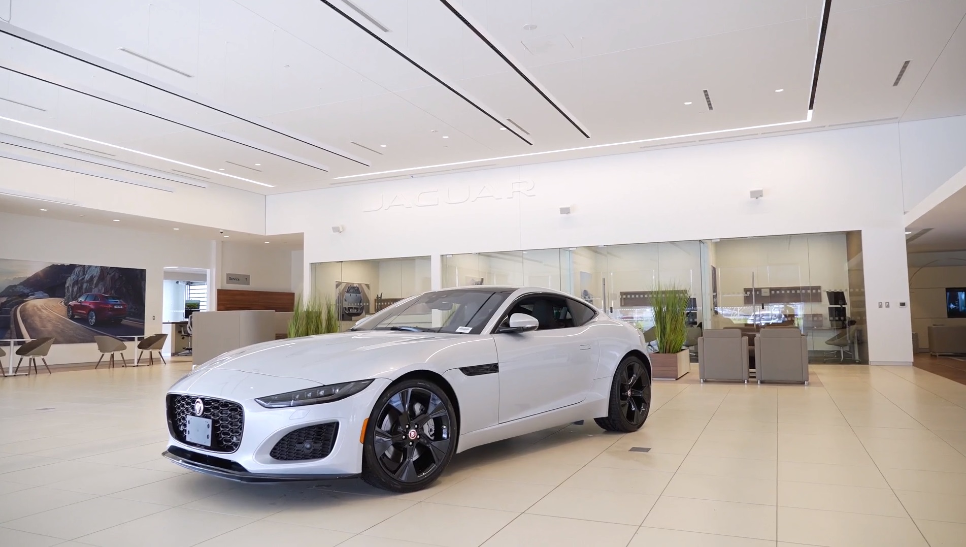 Jaguar Showroom With Car 2 WCCB Charlotte's CW
