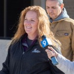Jenny Cudd Front A Flower Shop Owner And Former Midland Mayoral Candidate And Eliel Rosa Leave The Federal Courthouse In Midland Texas