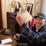 Richard Barnett Sits In The Office Of Speaker Nancy Pelosi