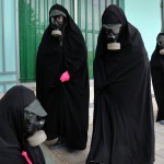 Women Clerics Wearing Protective Clothing And 