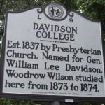 Davidson College Marker