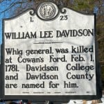 Davidson William Lee Historical Marker