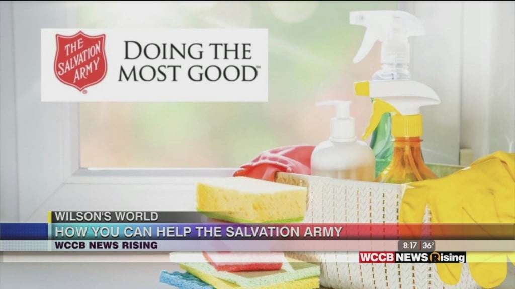 Wilson's World: Finding Out More About Welcome Home Baskets Donated By The Salvation Army
