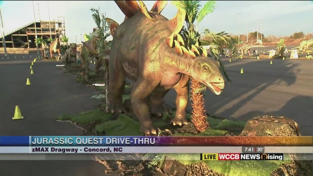 James Scott Live At Zmax Dragway Previewing The Jurassic Quest Drive Thru Experience