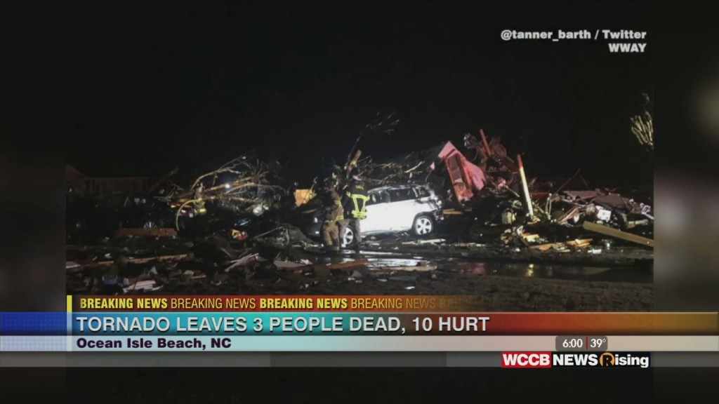Tornado Leaves 3 Dead, 10 Hurt
