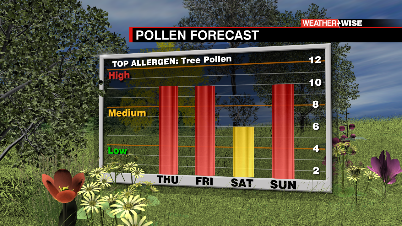 Allergy Forecast WCCB WCCB Charlotte's CW