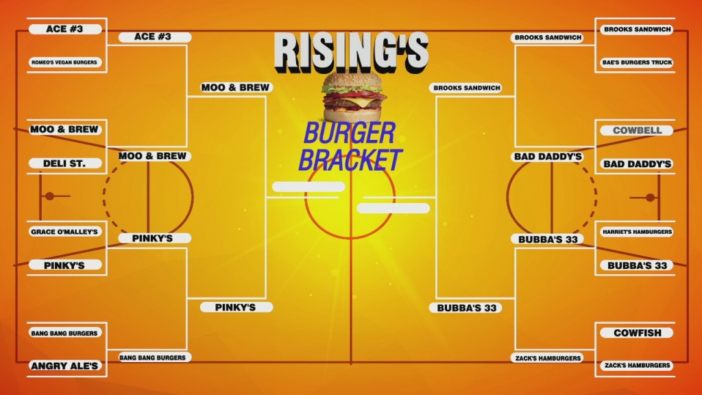 Rising's Search For The Best Burger: Final 4