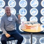 Roy Williams With Ol Roy Donut