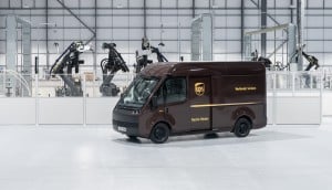Ups Arrival Van Wide