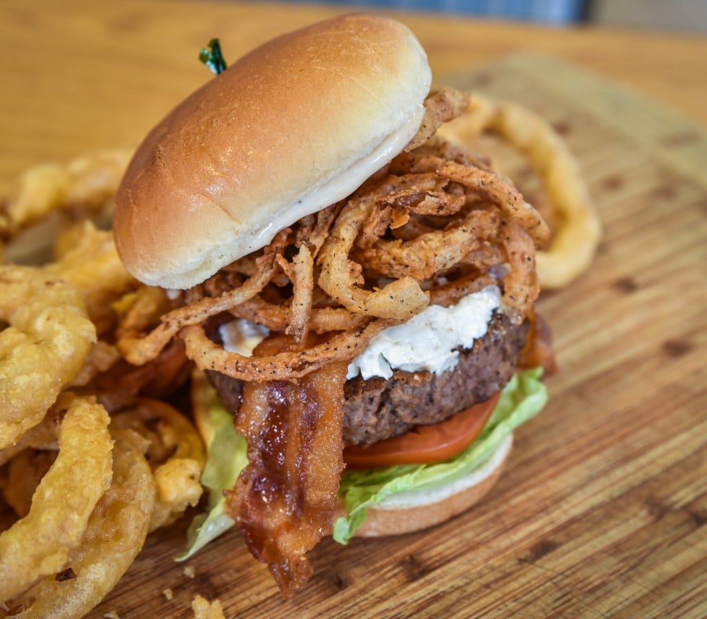 The Candied Goat Burger From Johnny Rogers Bbq And Burgers In Concord Nc Photo Courtesy Of Visit Cabarrus