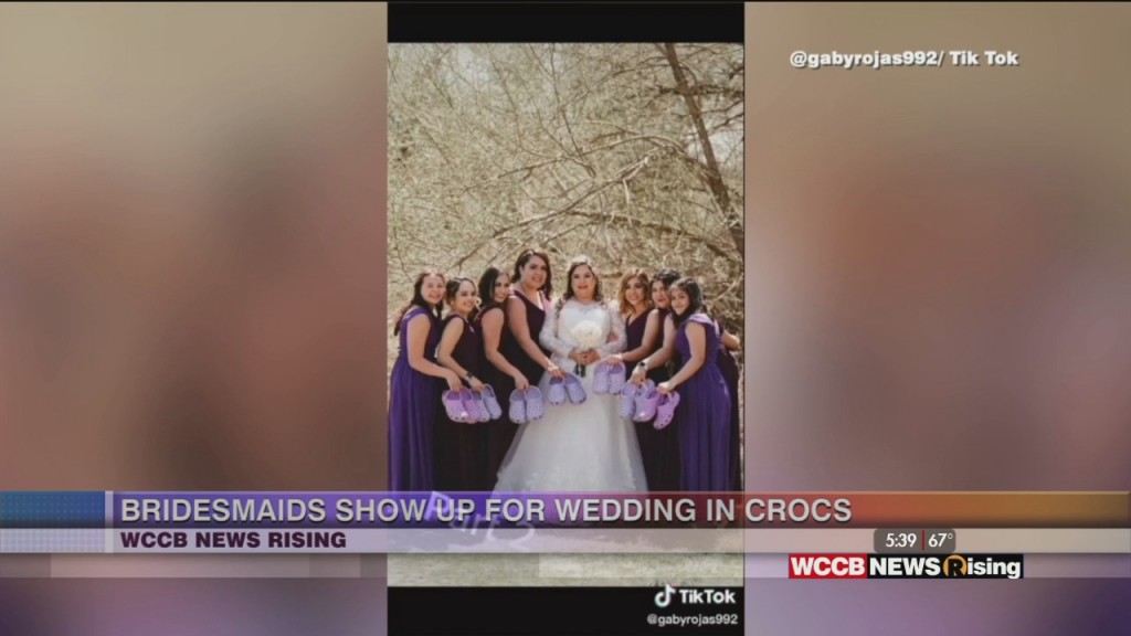Bridesmaids Prank Bride By Wearing Crocs To Wedding