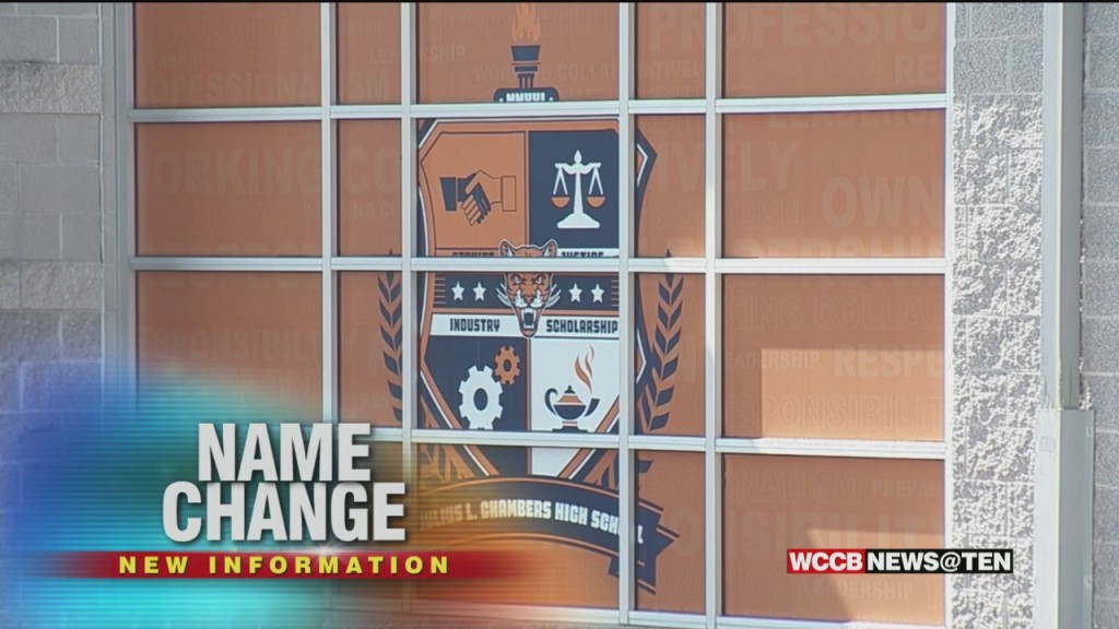 Vance High School Officially Renamed; Other Confederate Names To Be Changed In Charlotte