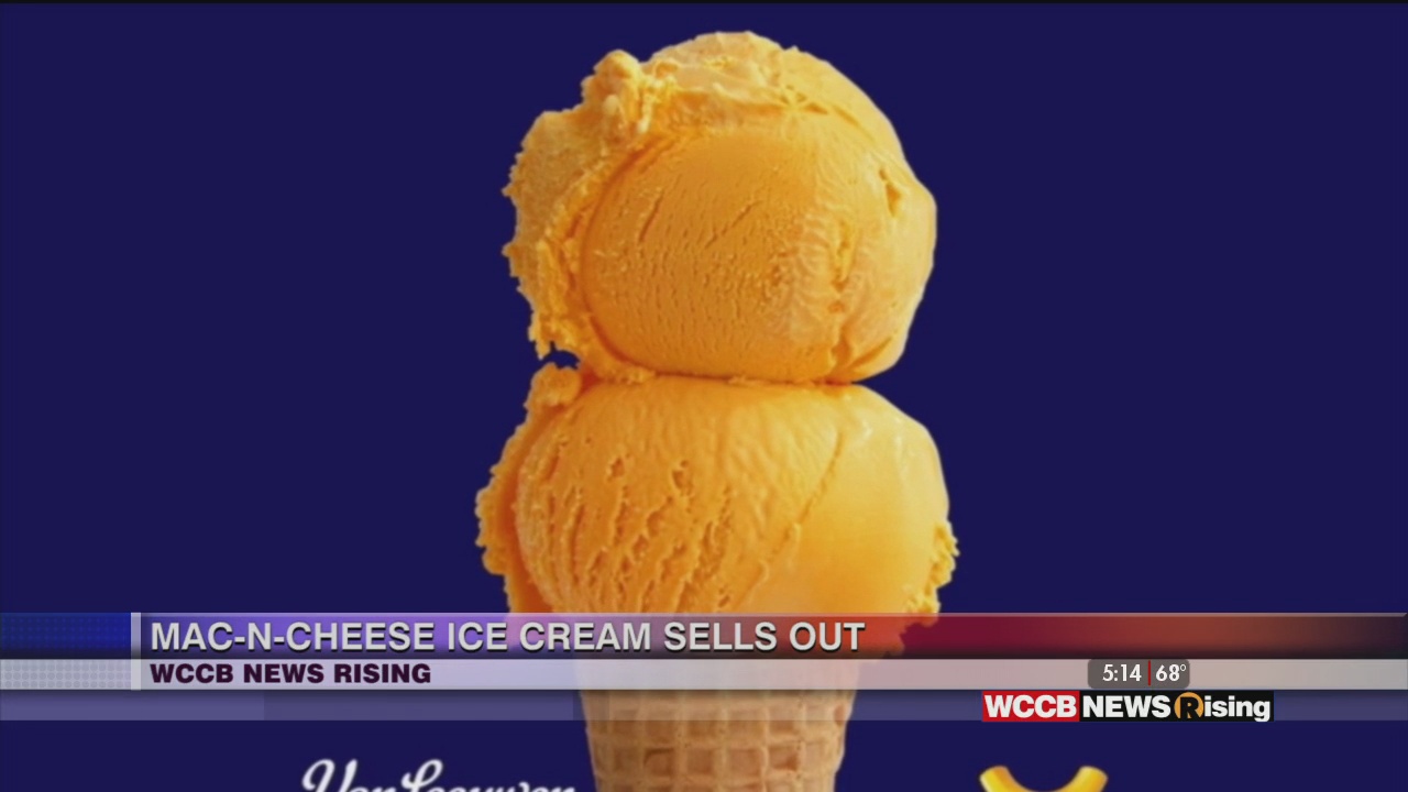 Mac N Cheese Flavored Ice Cream Wccb Charlottes Cw