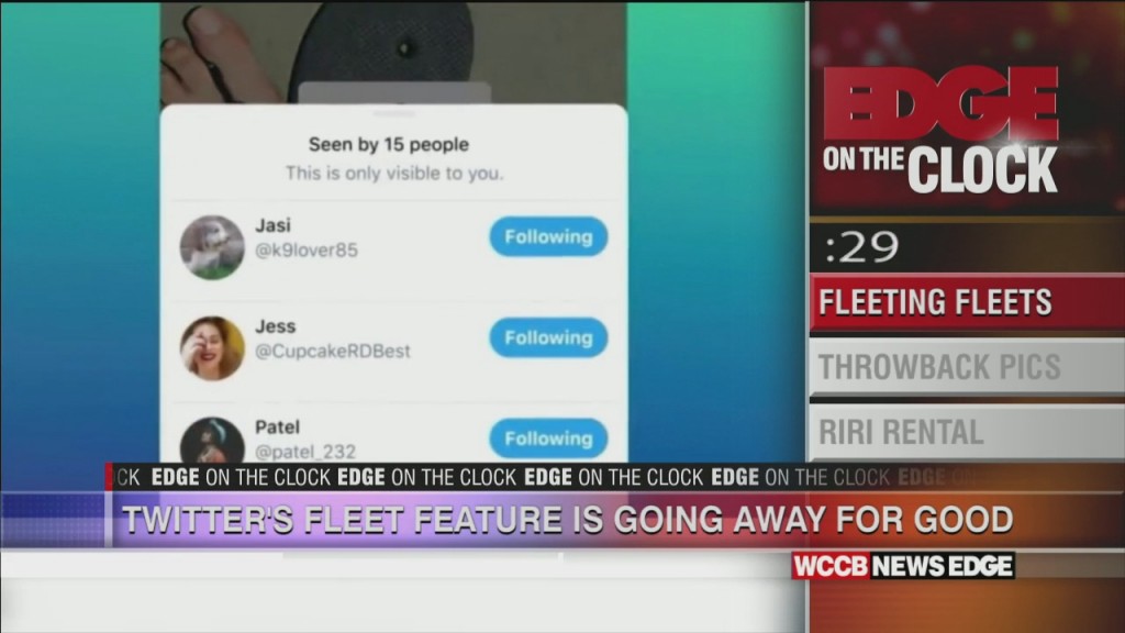 Edge On The Clock: Twitter Getting Rid Of Fleets