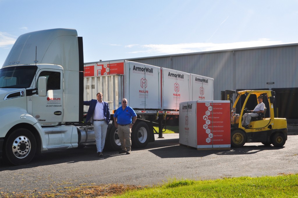 Maxlife Gm Jarrett Davis Left Plant Manager Randy Hoffner Warehouse Associate Michael Lentz