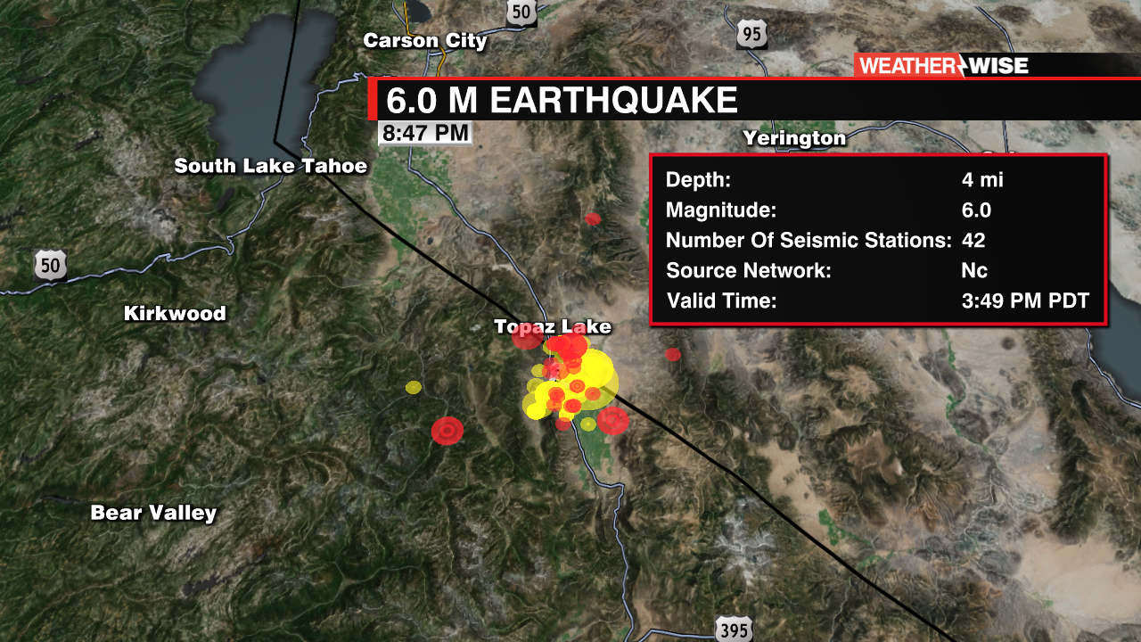 6.0-Magnitude Earthquake Reported near the California Nevada Border - Vimarsana News