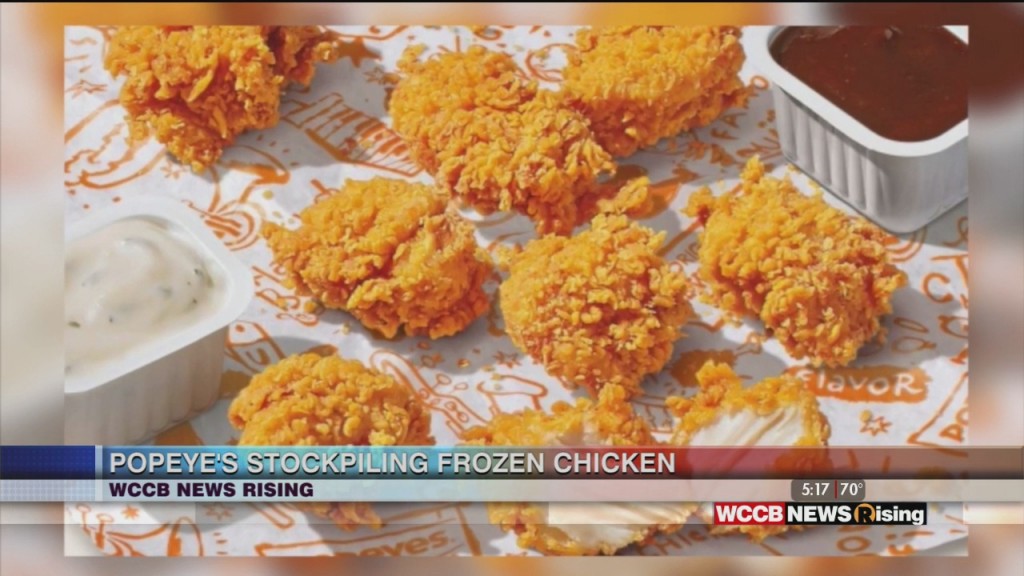 Popeye's Stockpiling Chicken