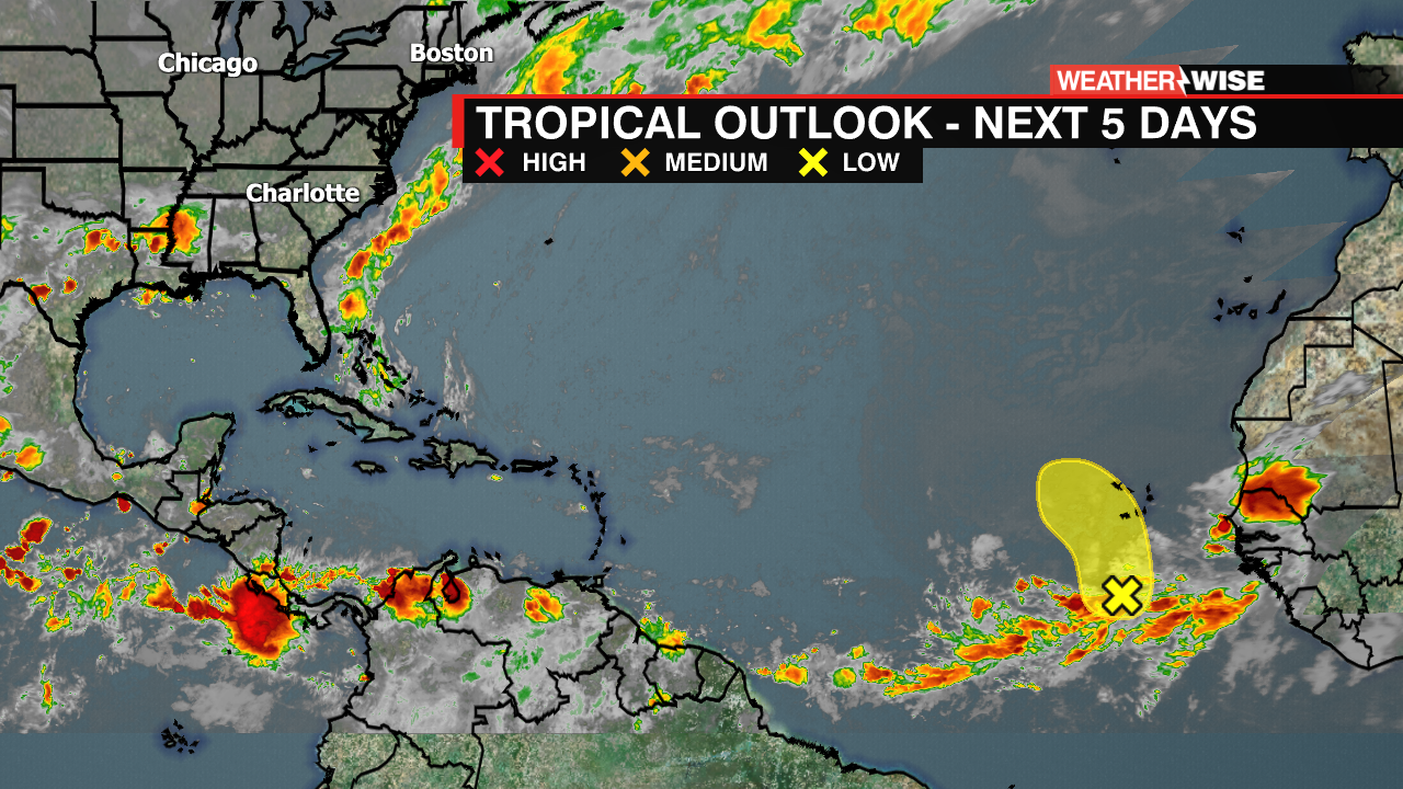 Tracking a Low in the Far Eastern Atlantic Ocean - WCCB Charlotte