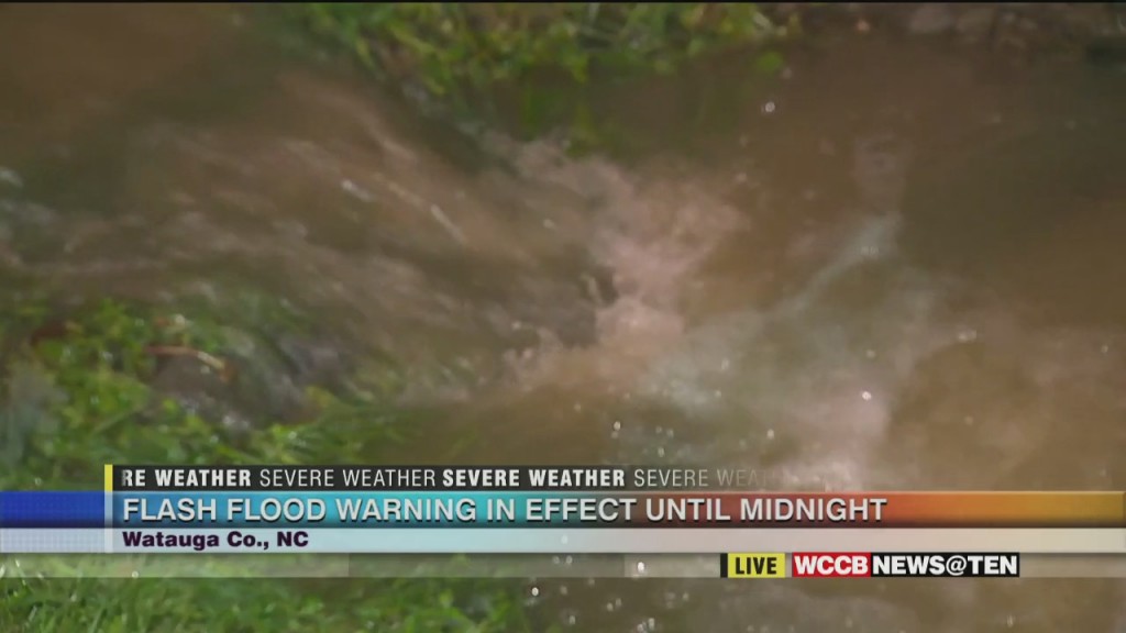 Concerns About Flooding In High Country Overnight