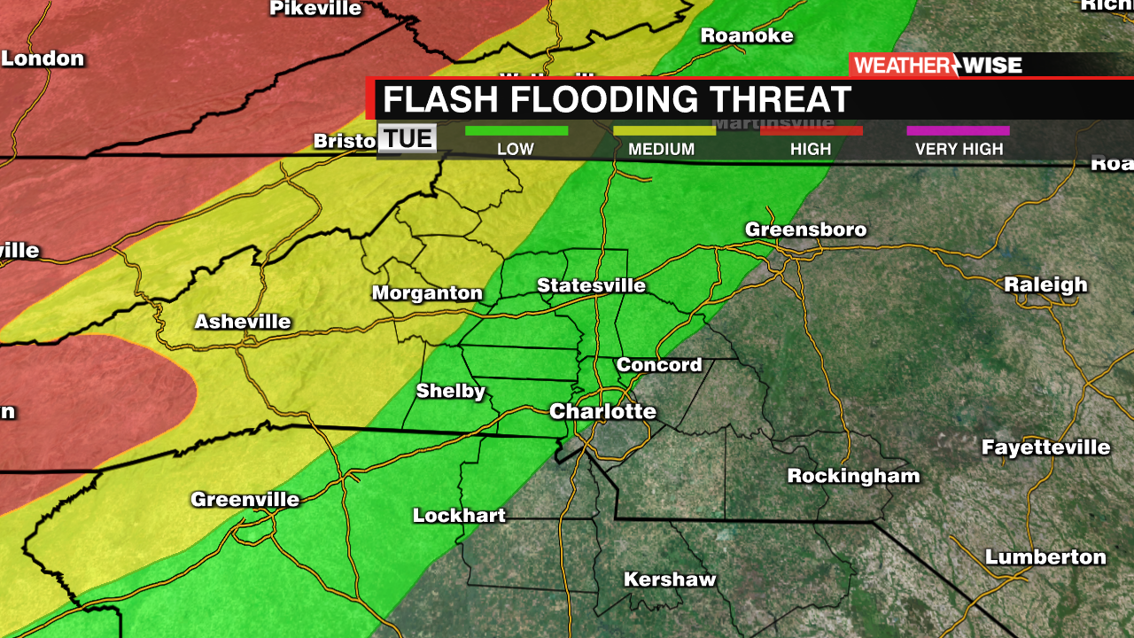 1Excessive Rainfall Outlook Days 1 3 - WCCB Charlotte's CW