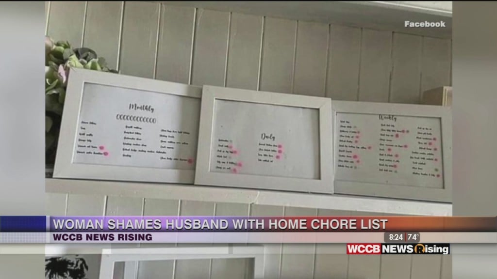 Wife's Chore List Shames Husband
