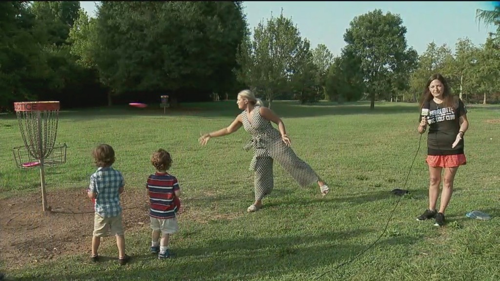 Learning Disc Golf With Charlotte Disc Golf