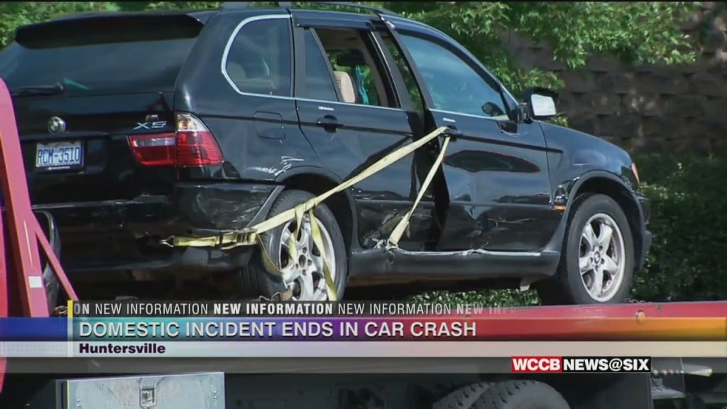 Domestic Incident Ends In Car Crash; Shot Fired