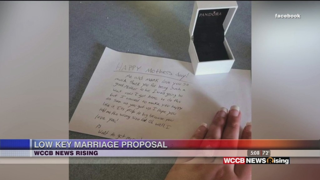 Low Key Marriage Proposal