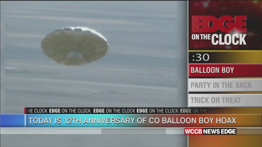 Edge On The Clock: 12 Years Since Colorado Balloon Boy Hoax