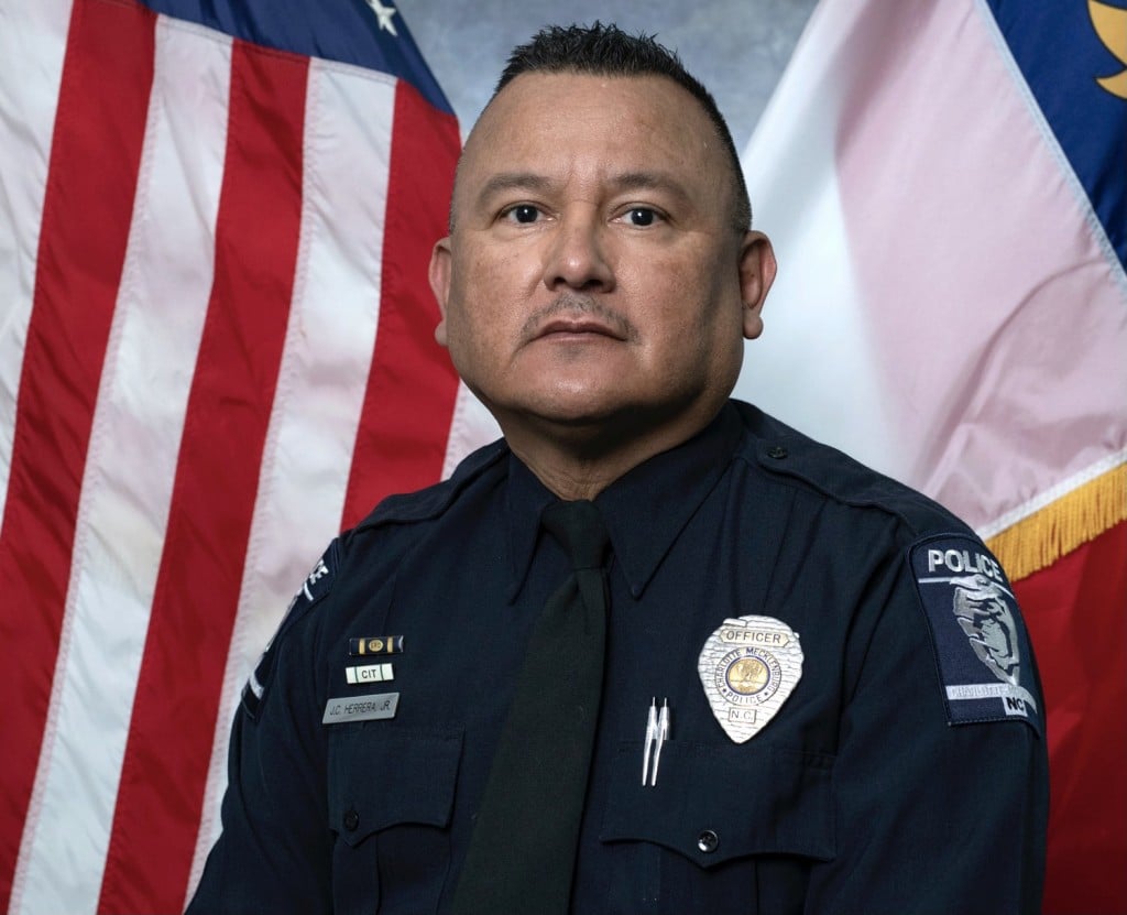 Photo of Ofc. Julio Herrera Courtesy Of CMPD Chief Jennings