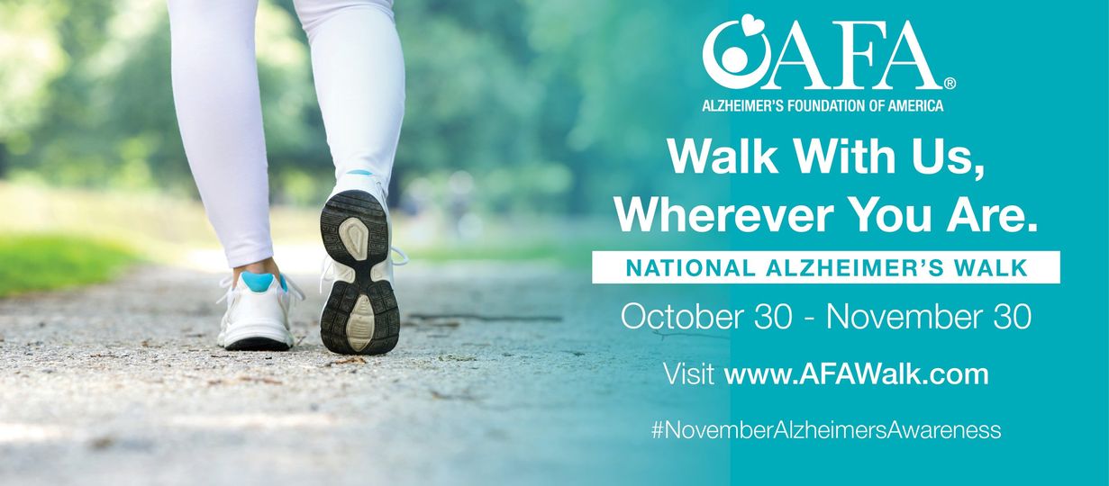 Nationwide Virtual Alzheimer's Walk For Alzheimer's Foundation Of